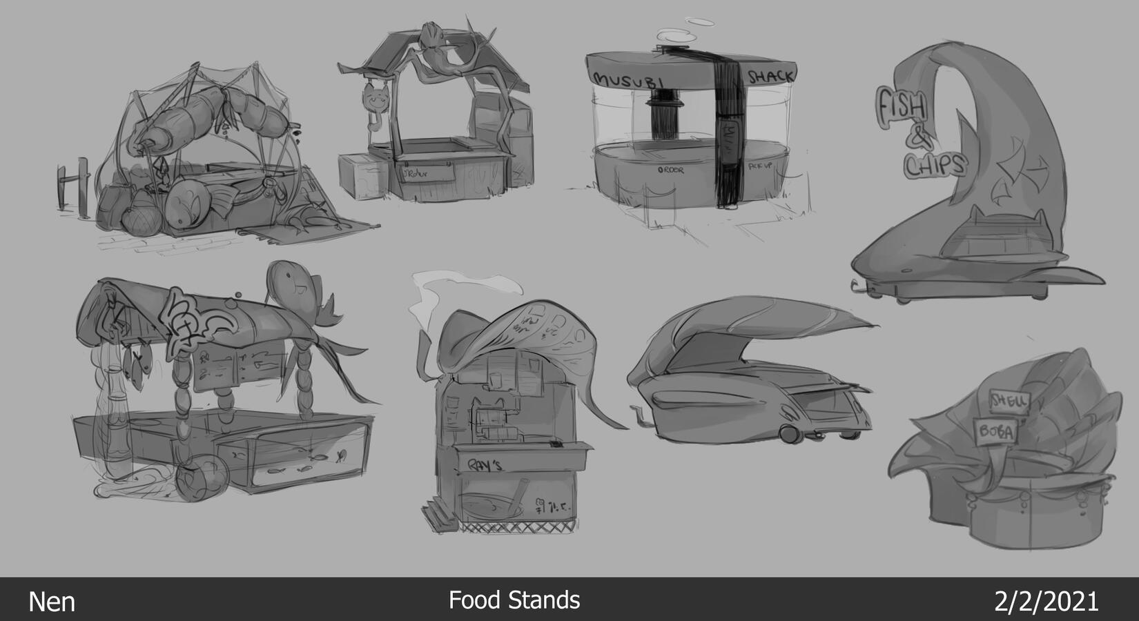 food stands